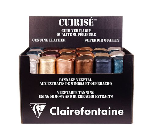 Portatodo Clairefontaine Cuirise 3X8 Expositor De 24 Portatodo Clairefontaine Cuirise 3X8 Expositor De 24