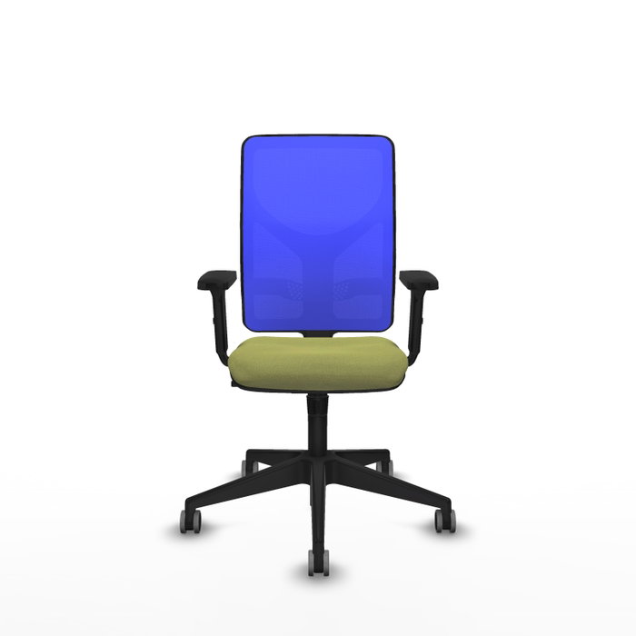 PIQUERAS Y CRESPO Silla de oficina Motilla con mecanismo Sincro, Verde oliva y Azul PIQUERAS Y CRESPO Silla de oficina Motilla con mecanismo Sincro, Verde oliva y Azul