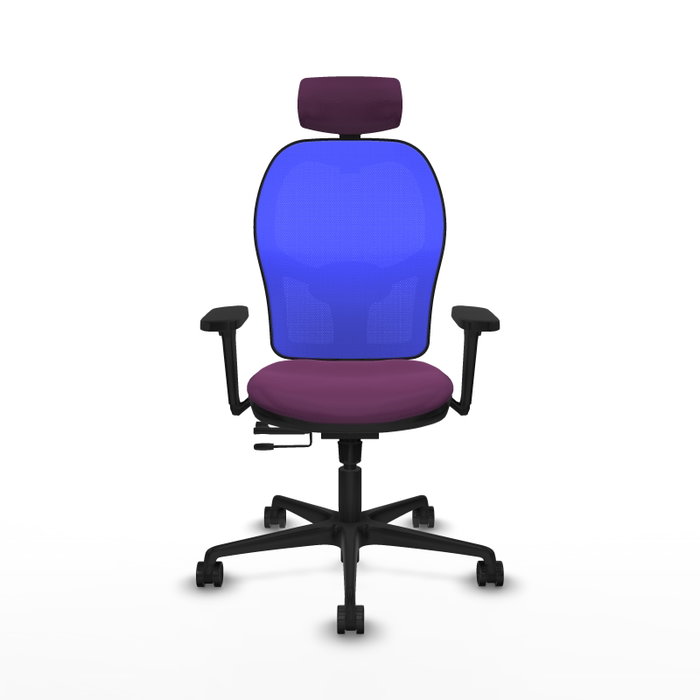 PIQUERAS Y CRESPO Silla de oficina Jorquera Morado y Azul