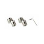 Verhal Kit de Excéntricas Extensibles con 2 Excéntricas 1/2"-3/4" 10x(40-50)mm y 2 Juntas Ø13-Ø25 mm para Tubería
