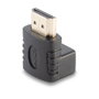 Lindy Adaptador HDMI Macho a Hembra 41086, Negro, Convierte Conector HDMI Macho en Hembra