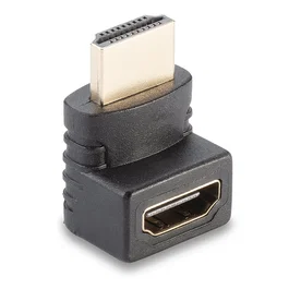 Lindy 41086 Adaptador HDMI Macho a Hembra, Cambiador de Género con Contactos Chapados en Oro, Negro