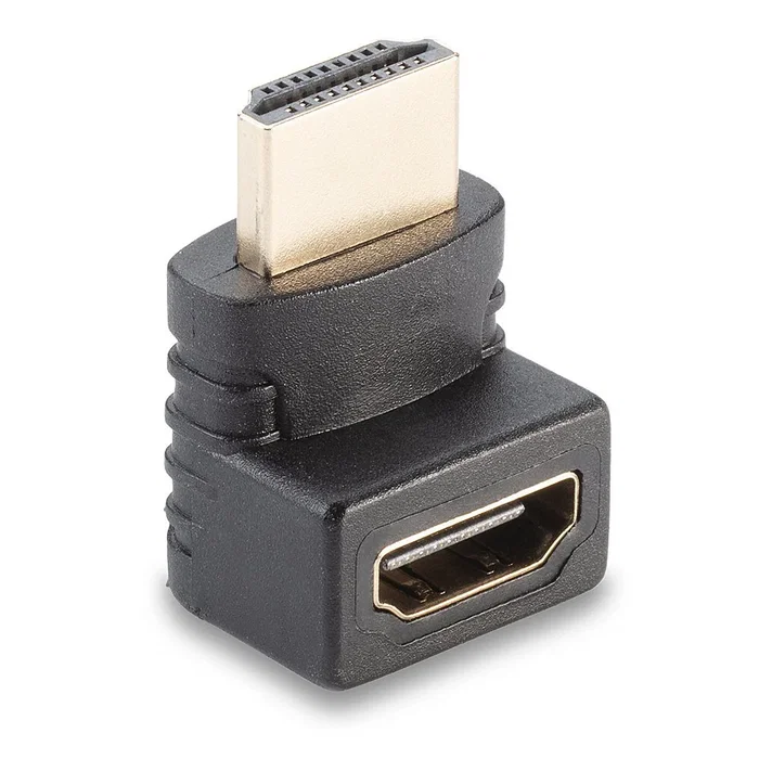 Lindy 41086 Adaptador HDMI Macho a Hembra, Cambiador de Género con Contactos Chapados en Oro, Negro