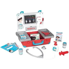 Smoby Maletín Médico con Numerosos Accesorios, Fabricado en Francia, para Niños a Partir de 3 Años SMO1693315399836