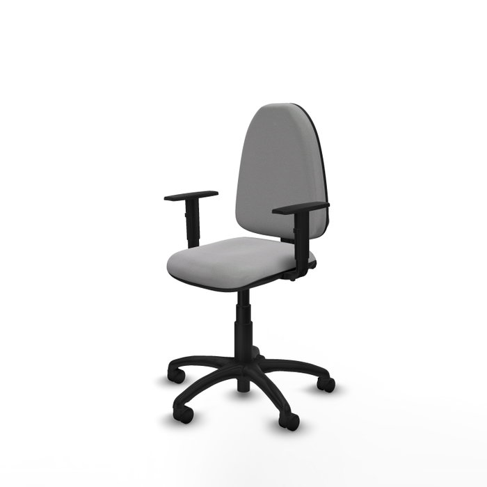 PIQUERAS Y CRESPO Silla de oficina Aýna Gris claro con Brazos 1D