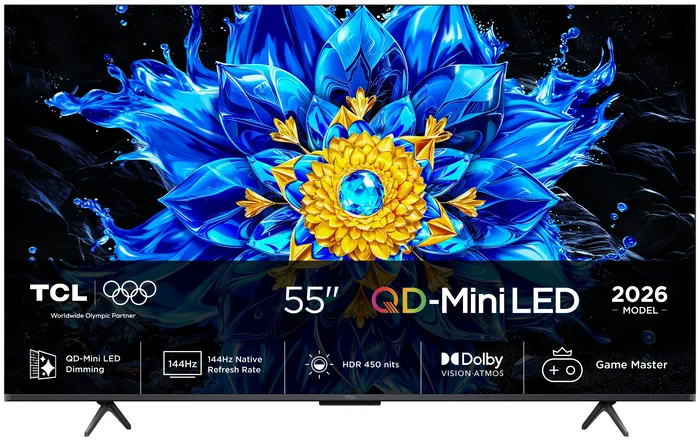 TCL P8L 55P8L Televisor 55 pulgadas 4K QD-Mini LED Smart TV Negro TCL P8L 55P8L Televisor 55 pulgadas 4K QD-Mini LED Smart TV Negro
