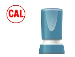 X'stamper Sello Quix Personalizable Redondo Color Rojo Diámetro 14 mm Q-32