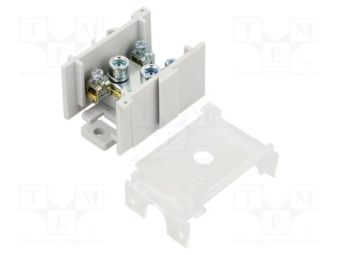 SEZ DK Bloque de distribución 125A gris con tapa 35mm2 SEZ DK Bloque de distribución 125A gris con tapa 35mm2