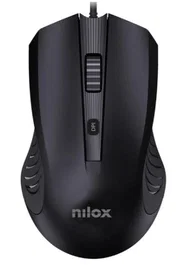 Nilox Ratón MOUSB1013 Negro