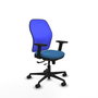 PIQUERAS Y CRESPO Silla de oficina Jorquera Azul con mecanismo Sincro/Traslack