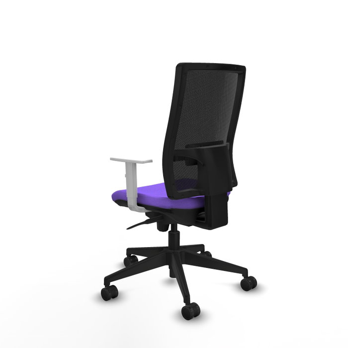 PIQUERAS Y CRESPO Silla de oficina Horna con mecanismo Sincro, Lila y Negro PIQUERAS Y CRESPO Silla de oficina Horna con mecanismo Sincro, Lila y Negro