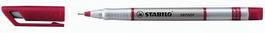 Stabilo Sensor Rotulador Punta Fina 0,3mm Rojo