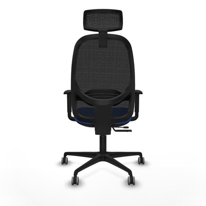 PIQUERAS Y CRESPO Silla de oficina Cilanco Azul con mecanismo Sincro/Traslack
