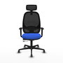 PIQUERAS Y CRESPO Silla de oficina Cilanco Azul con mecanismo Sincro/Traslack