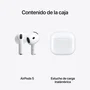 Apple AirPods 5 con estuche de carga inalámbrica, Blanco
