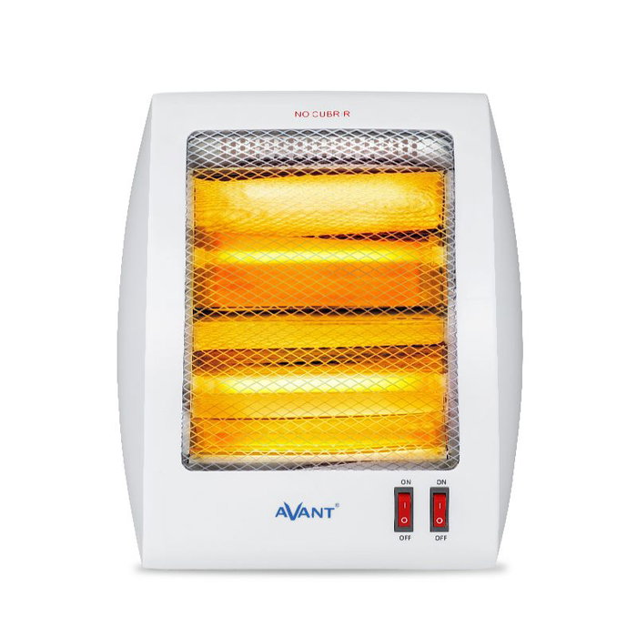 AVANT Estufa de Cuarzo, Calefactor Eléctrico con 2 Tubos, 800W