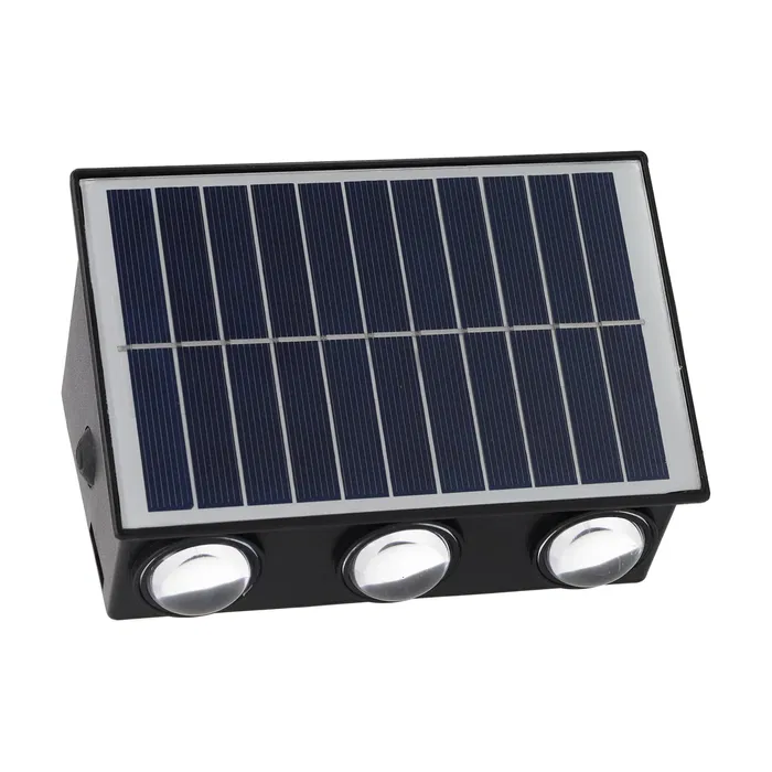 Aplique LED Solar 3.0W Batería 3,7V IP65 para Exterior Autónomo