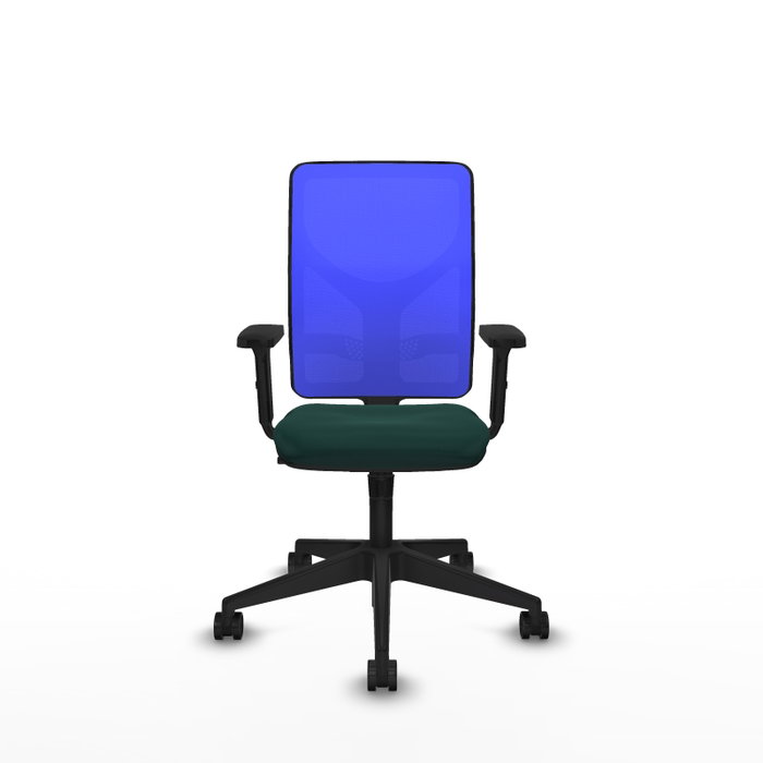 PIQUERAS Y CRESPO Silla de oficina Motilla con mecanismo Sincro, Verde botella y Azul PIQUERAS Y CRESPO Silla de oficina Motilla con mecanismo Sincro, Verde botella y Azul