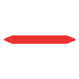 Brother Pre-cut Pipe Marker Rolls, Red