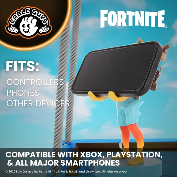 Exquisite Gaming Figura Fortnite Cable Guys Fishstick con Cable USB - Soporte para Smartphone y Accesorios Pequeños 20 cm Exquisite Gaming Figura Fortnite Cable Guys Fishstick con Cable USB - Soporte para Smartphone y Accesorios Pequeños 20 cm