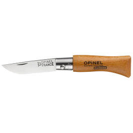 Opinel Navaja de acero al carbono N° 2, hoja de 3,5 cm