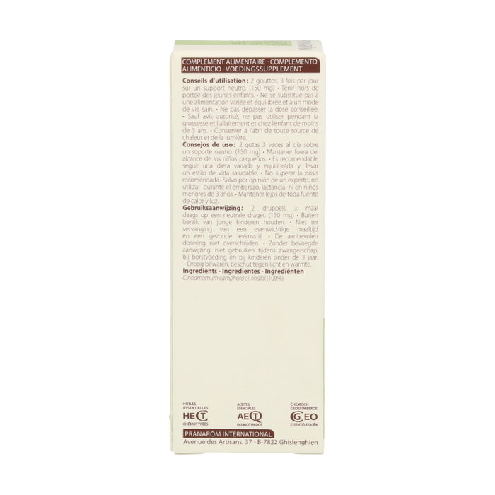 Pranarom Aceite esencial de Palo de Ho 10 ml