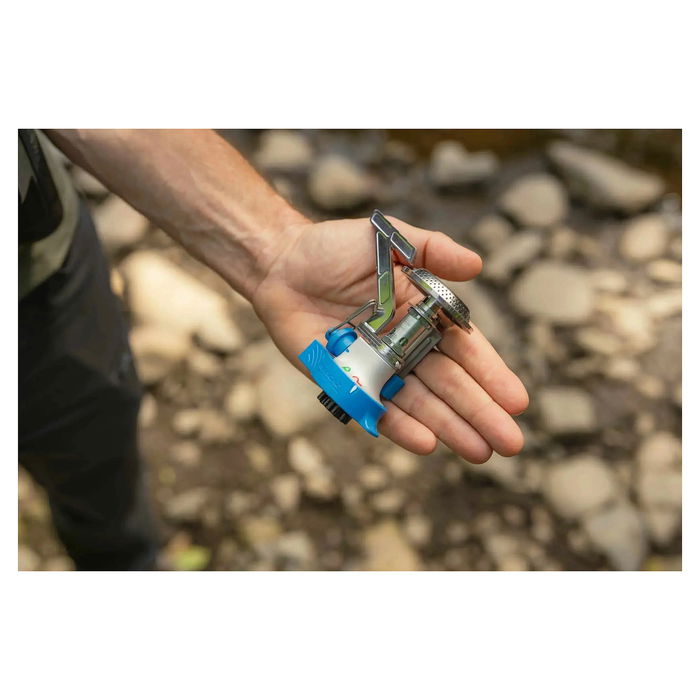 CAMPINGAZ Twister Connect PZ Hornillo de Gas, 2900 W, Encendido Piezoeléctrico, 1 Zona, Azul y Acero Inoxidable, 2227139