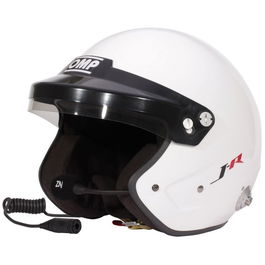 Omp Casco J-Rally FIA 8859-2024 Blanco Talla M OMPSC0-0801-B01-020-M