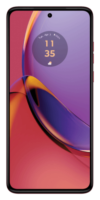 Motorola Moto G84 5G Smartphone Android 13, Pantalla pOLED 6.5" Full HD+ 120Hz, 256 GB + 8 GB RAM, Cámara 50 MP OIS, Batería 5000 mAh, Carga TurboPower 30, Color Rojo Viva Magenta
