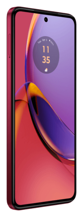 Motorola Moto G84 5G Smartphone Android 13, Pantalla pOLED 6.5" Full HD+ 120Hz, 256 GB + 8 GB RAM, Cámara 50 MP OIS, Batería 5000 mAh, Carga TurboPower 30, Color Rojo Viva Magenta