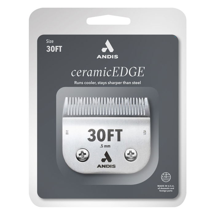 Andis CeramicEdge Cuchilla para Maquinilla de Afeitar de Cerámica Size 30 Acero