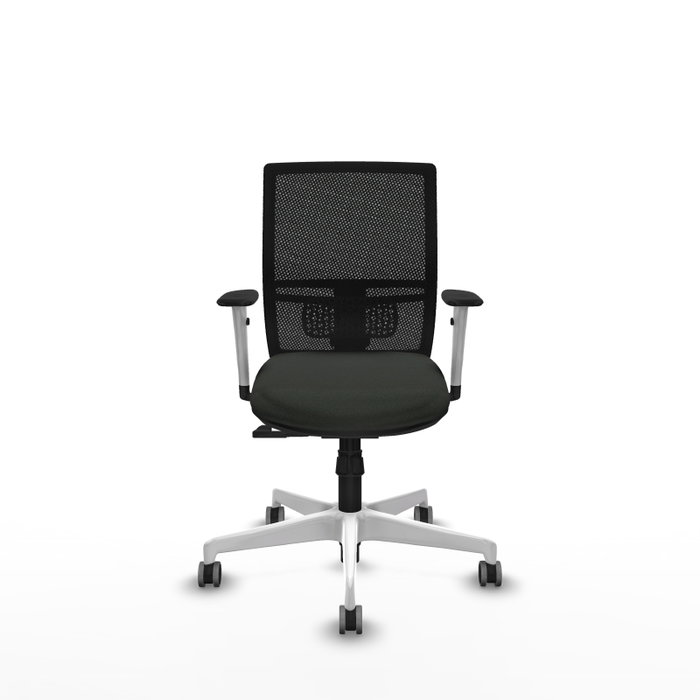PIQUERAS Y CRESPO Silla de oficina Yunquera con mecanismo Sincro y malla negra PIQUERAS Y CRESPO Silla de oficina Yunquera con mecanismo Sincro y malla negra
