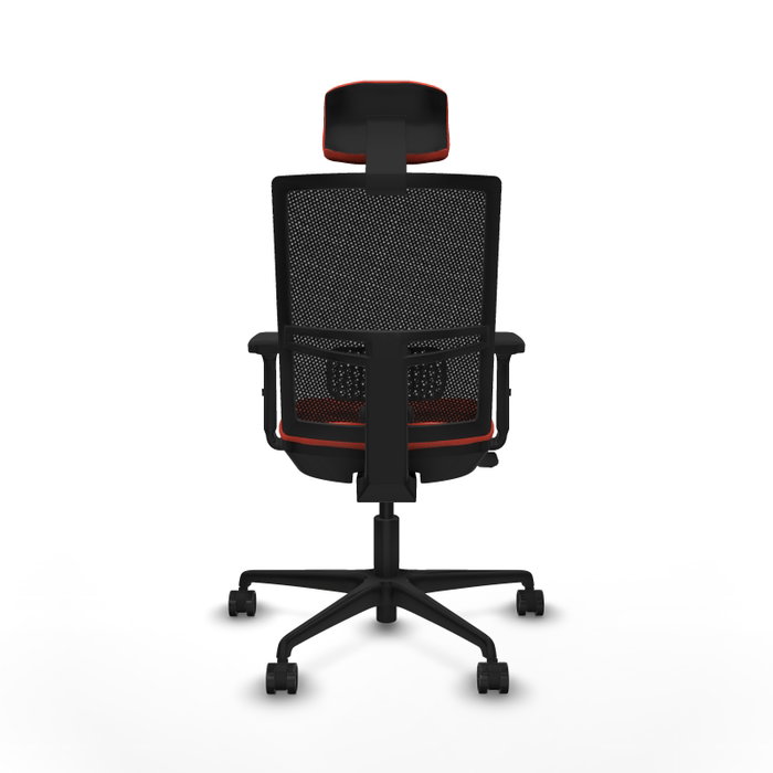 PIQUERAS Y CRESPO Silla de oficina Yunquera con mecanismo Sincro/Traslack, Naranja oscuro y Negro PIQUERAS Y CRESPO Silla de oficina Yunquera con mecanismo Sincro/Traslack, Naranja oscuro y Negro