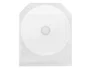 Q-connect Sobre para CD/DVD de polipropileno con solapa, pack de 50 unidades