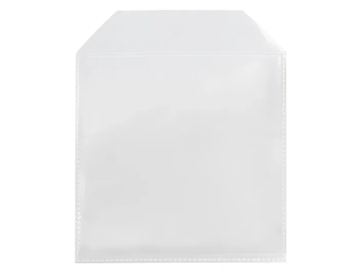Q-connect Sobre para CD/DVD de polipropileno con solapa, pack de 50 unidades