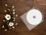 Q-connect Sobre para CD/DVD de polipropileno con solapa, pack de 50 unidades
