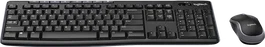 Logitech Combo Teclado y Ratón Inalámbricos MK270 MK Negro 920-004508