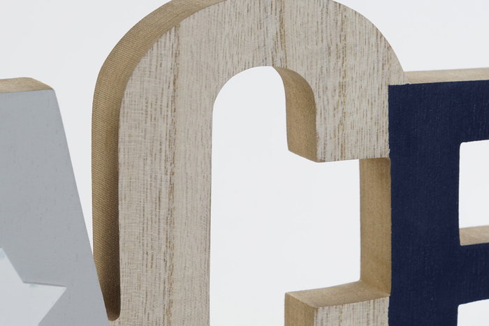 DKD Home Decor Decoración MDF Multicolor 39x17,8x2 cm
