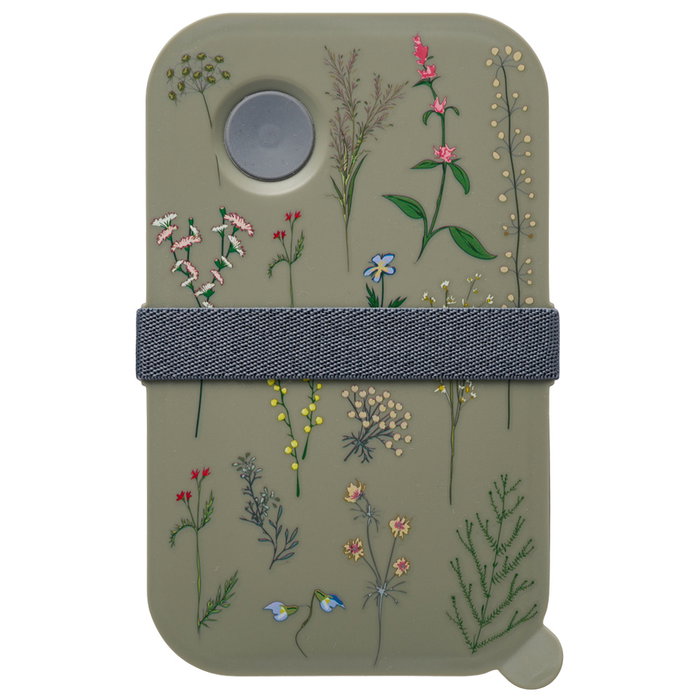 Day Fiambrera 1 L con Divisor Móvil y Banda Elástica de Cierre, 19x11x6 cm, Colores Surtidos