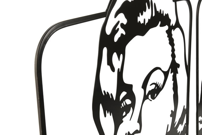 DKD Home Decor Decoración de Pared Metal Elvis Surtido de 2