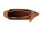 Lucky Bees 1297 Bolso de Cuero de Polivinilo Bronceado para Mujer, Elegante y Versátil, 22x11x19 cm