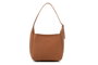 Lucky Bees 1297 Bolso de Cuero de Polivinilo Bronceado para Mujer, Elegante y Versátil, 22x11x19 cm