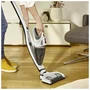 Severin HV7173 Aspiradora de mano inalámbrica plegable 2 en 1, Blanca