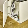 Severin HV7173 Aspiradora de Mano Inalámbrica Plegable 2 en 1, 8000 Pa, Autonomía 32 Min, Depósito 600 ml, Color Blanco