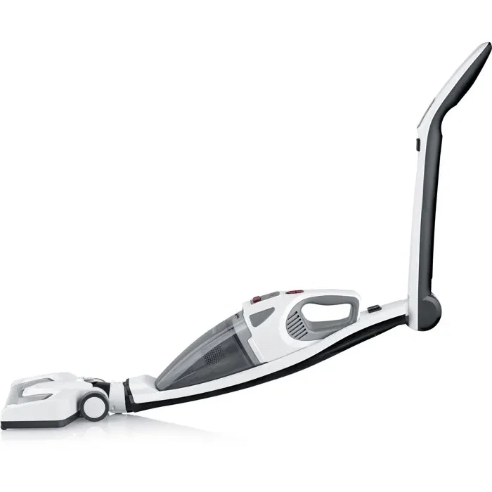 Severin HV7173 Aspiradora de Mano Inalámbrica Plegable 2 en 1, 8000 Pa, Autonomía 32 Min, Depósito 600 ml, Color Blanco