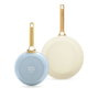 GreenPan Padova Reserve Set de 2 sartenes 20+26cm Azul Claro