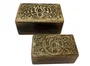 DKD Home Decor Set de 2 Joyeros de Mango Árbol de la Vida