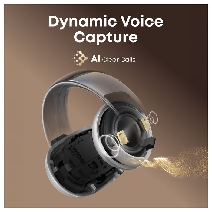 Anker Soundcore AeroClip Auriculares Open-Ear True Wireless Stereo Bluetooth 5.4 Champagne Mist Blanco