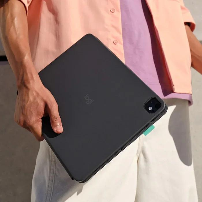 Logitech Flip Folio Teclado QWERTY Español Bluetooth Grafito