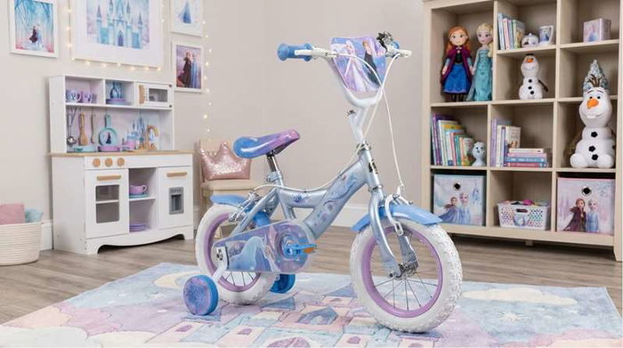 Huffy Bicicleta Frozen 12 Pulgadas para Niños 3 a 5 Años - Idioma del Producto en Español
